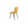 Set 4 Scaune Isella, 45x55x89 cm, Metal/Catifea, Cognac picture - 5