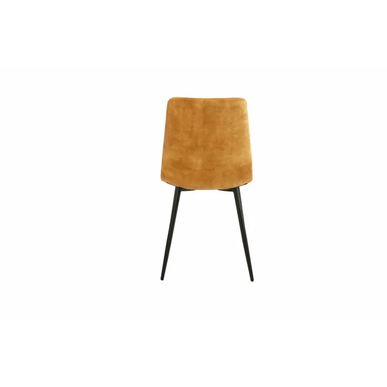 Set 4 Scaune Isella, 45x55x89 cm, Metal/Catifea, Cognac picture - 6