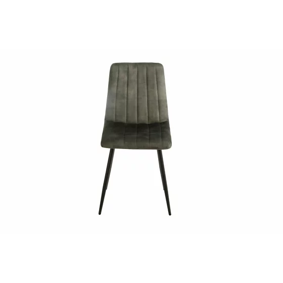 Set 4 Scaune Isella, 45x55x89 cm, Metal/Catifea, Verde picture - 2
