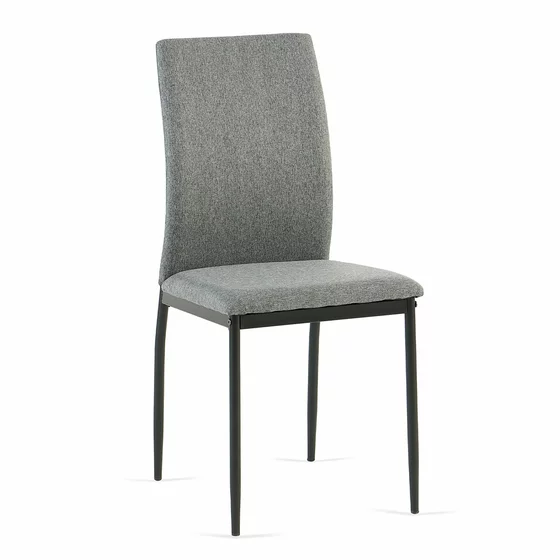 Set 4 Scaune Nora, 43x53x92.5 cm, Stofa, Gri picture - 2