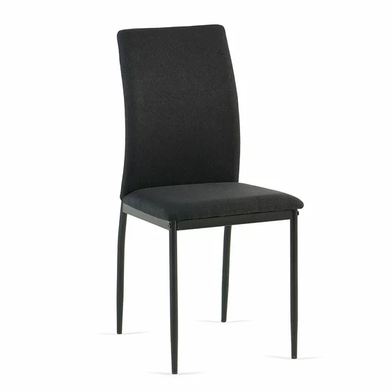 Set 4 Scaune Nora, 43x53x92.5 cm, Stofa, Neagra picture - 2