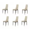 Set 6 Scaune Bludenz, 47x55.5x85.5 cm, Beige picture - 1