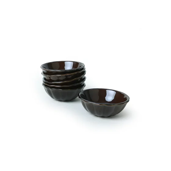 Set Boluri Ceramice (6 bucati) Ivory-275KRM2359, Ceramica, Maro picture - 9