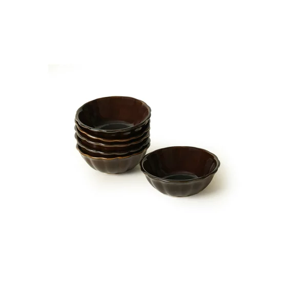 Set Boluri Ceramice (6 bucati) Ivory-275KRM2359, Ceramica, Maro picture - 12