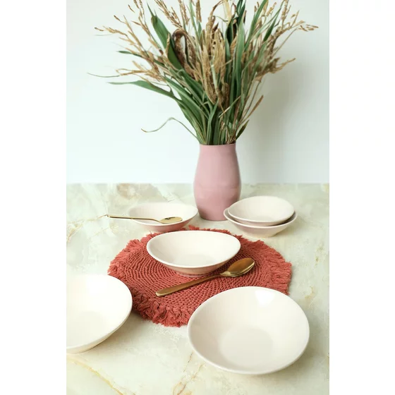 Set Boluri Ceramice (6 bucati) Ivory-X000165180, Ceramica, Crem picture - 1