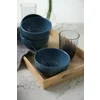 Set Boluri Ceramice (6 bucati) Ivory-X00017446, Ceramica, Albastru picture - 1