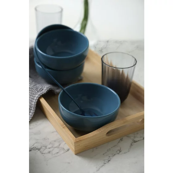 Set Boluri Ceramice (6 bucati) Ivory-X00017446, Ceramica, Albastru picture - 1