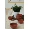 Set Boluri Ceramice (6 bucati) Ivory-X00017481, Ceramica, Rosu picture - 2