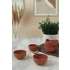 Set Boluri Ceramice (6 bucati) Ivory-X00017481, Ceramica, Rosu picture - 3
