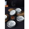 Set Boluri Ceramice (6 bucati) Ivory-X00017909, Ceramica, Negru/Alb picture - 2