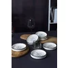 Set Boluri Ceramice (6 bucati) Ivory-X00017909, Ceramica, Negru/Alb picture - 3