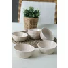 Set boluri pentru Aperitiv (6 bucati) Ivory-X00019034, Ceramica, Crem picture - 1