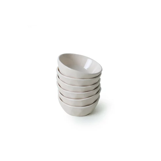 Set boluri pentru Aperitiv (6 bucati) Ivory-X00019034, Ceramica, Crem picture - 7