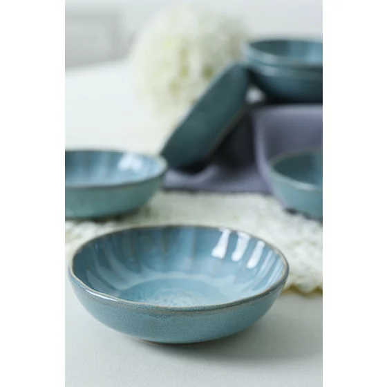 Set boluri pentru Aperitiv (6 bucati) Ivory-X00019038, Ceramica, Turquoise picture - 2