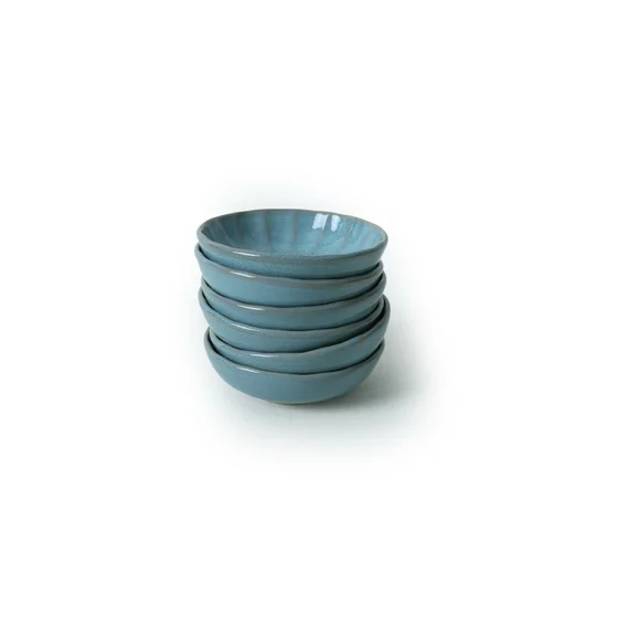 Set boluri pentru Aperitiv (6 bucati) Ivory-X00019038, Ceramica, Turquoise picture - 7