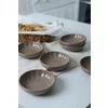 Set boluri pentru Aperitiv (6 bucati) Ivory-X00019043, Ceramica, Maro picture - 1