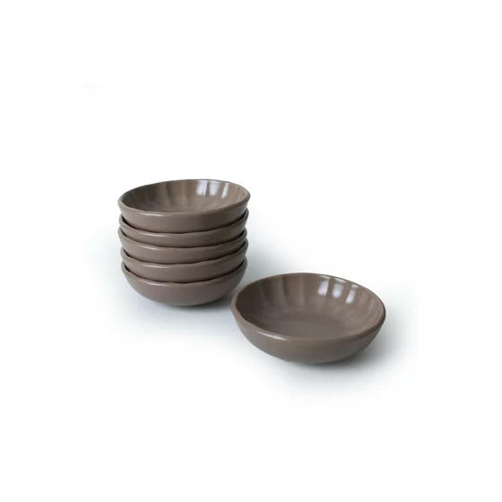 Set boluri pentru Aperitiv (6 bucati) Ivory-X00019043, Ceramica, Maro picture - 7