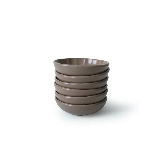 Set boluri pentru Aperitiv (6 bucati) Ivory-X00019043, Ceramica, Maro picture - 8