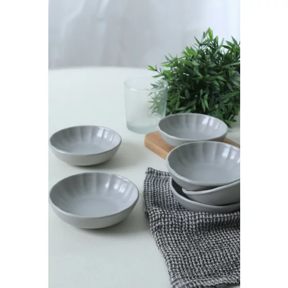 Set boluri pentru Aperitiv (6 bucati) Ivory-X00019046, Ceramica, Gri picture - 2