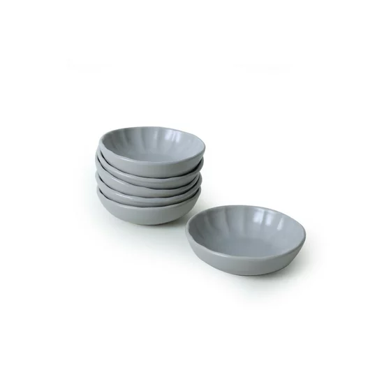 Set boluri pentru Aperitiv (6 bucati) Ivory-X00019046, Ceramica, Gri picture - 7