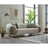 Set Canapea Palmera, 248x100x80 cm, + Fotoliu 93x111x74 cm, Stofa/Microfibra - Gri Deschis/Taupe picture - 2