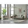 Set Canapea Palmera, 248x100x80 cm, + Fotoliu 93x111x74 cm, Stofa/Microfibra - Gri Deschis/Taupe picture - 1