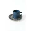 Set Cesti Cafea (12 bucati) Ivory-X00017444, Ceramica, Albastru/Gri picture - 7