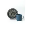 Set Cesti Cafea (12 bucati) Ivory-X00017444, Ceramica, Albastru/Gri picture - 8