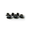 Set Cesti Cafea (12 bucati) Ivory-X00018090, Ceramica, Negru/Auriu picture - 7
