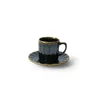 Set Cesti Cafea (12 bucati) Ivory-X00018090, Ceramica, Negru/Auriu picture - 8