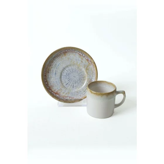 Set Cesti pentru Servire Cafea (12 bucati) Ivory-X00017774, Ceramica, Alb picture - 5