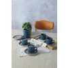 Set Cesti Pentru Servire Ceai(12 bucati) Ivory-X00017443, Ceramica, Albastru/Gri picture - 5