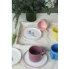 Set Cesti Pentru Servire Ceai(12 bucati) Ivory-X00017912, Ceramica, Multicolor picture - 2