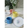 Set Cesti Pentru Servire Ceai(12 bucati) Ivory-X00017912, Ceramica, Multicolor picture - 3