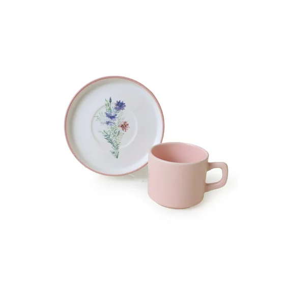 Set Cesti Pentru Servire Ceai(12 bucati) Ivory-X00017912, Ceramica, Multicolor picture - 5