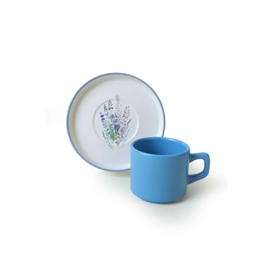 Set Cesti Pentru Servire Ceai(12 bucati) Ivory-X00017912, Ceramica, Multicolor picture - 7