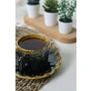 Set Cesti Pentru Servire Ceai(12 bucati) Ivory-X00018093, Ceramica, Albastru/Auriu picture - 3