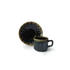 Set Cesti Pentru Servire Ceai(12 bucati) Ivory-X00018093, Ceramica, Albastru/Auriu picture - 6