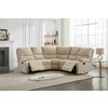 Set Coltar cu Recliner Martina, 274x274x104 cm, + Fotoliu Johan,  Stofa, Beige picture - 4