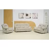 Set cu Recliner Carole,  Canapea 3L - 224x101x101  cm, Canapea 2L - 196x101x101  cm, Fotoliu - 106x101x101 cm, Stofa, Beige picture - 3