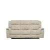 Set cu Recliner Carole,  Canapea 3L - 224x101x101  cm, Canapea 2L - 196x101x101  cm, Fotoliu - 106x101x101 cm, Stofa, Beige picture - 7