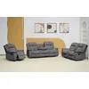 Set cu Recliner Carole,  Canapea 3L - 224x101x101  cm, Canapea 2L - 196x101x101  cm, Fotoliu - 106x101x101 cm, Stofa, Gri picture - 3
