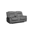 Set cu Recliner Carole,  Canapea 3L - 224x101x101  cm, Canapea 2L - 196x101x101  cm, Fotoliu - 106x101x101 cm, Stofa, Gri picture - 5