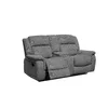 Set cu Recliner Carole,  Canapea 3L - 224x101x101  cm, Canapea 2L - 196x101x101  cm, Fotoliu - 106x101x101 cm, Stofa, Gri picture - 6