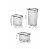Set Cutii Depozitare (24 Bucati) BNMPOLYAR24-13232 - Antracit picture - 3
