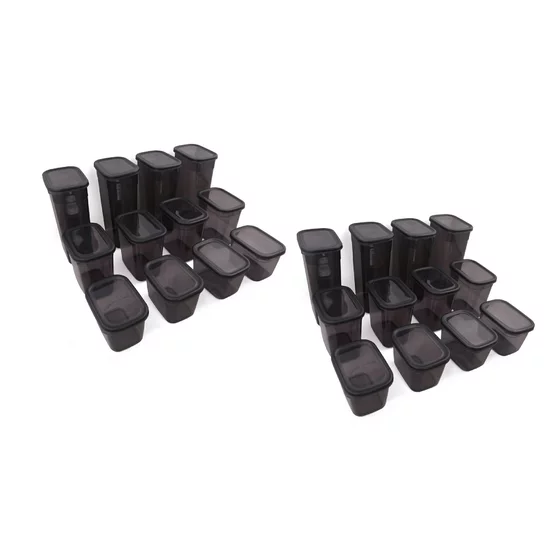 Set Cutii Depozitare (24 Bucati) BNMPOLYAR24-13232 - Antracit picture - 5