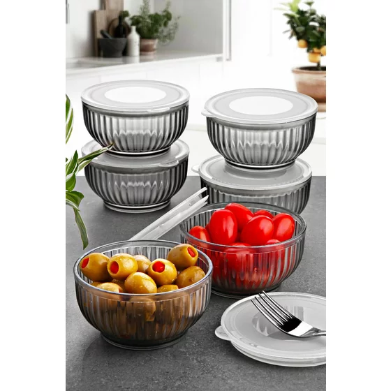 Set Cutii Depozitare (6 Bucati) C-DD07 - Fume picture - 1