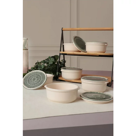 Set Cutii Depozitare (6 Bucati) X000140650000000 - Crem picture - 1
