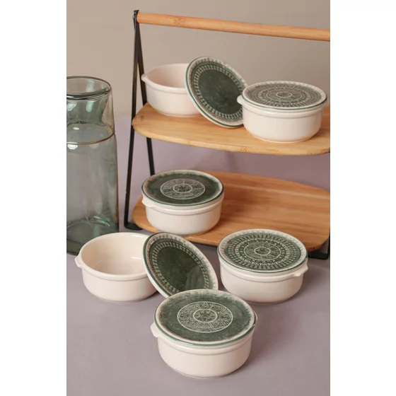 Set Cutii Depozitare (6 Bucati) X000140650000000 - Crem picture - 2
