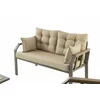 Set de Gradina Nergis, Canapea +2 Fotolii + Masa,  132x48x64 cm, Kaki/Beige picture - 3
